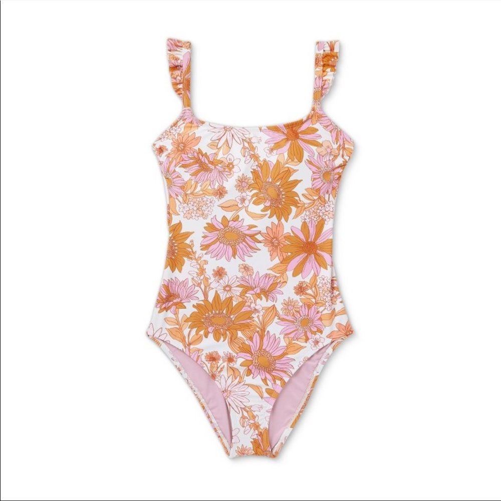 Kona Sol Floral One Piece
